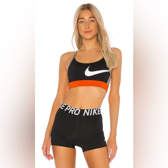 Nike Black and Red Athletic Bra M - Picture 3 of 3